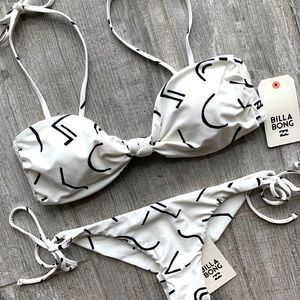 BILLABONG - BAZAAR BANDEAU TANGA BIKINI